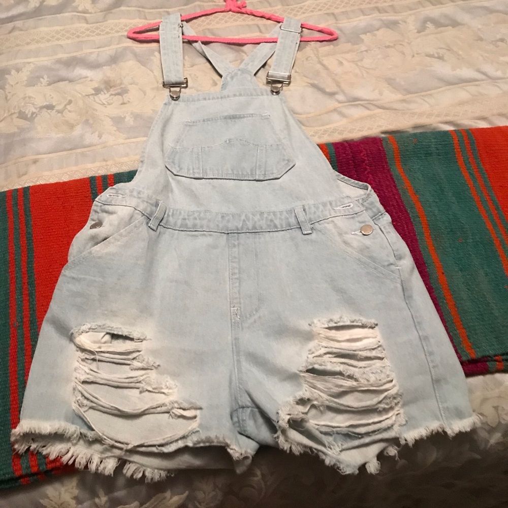 Denim Overalls